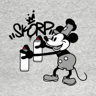 STEAMBOAT WILLIE - Skorp tag T-Shirt